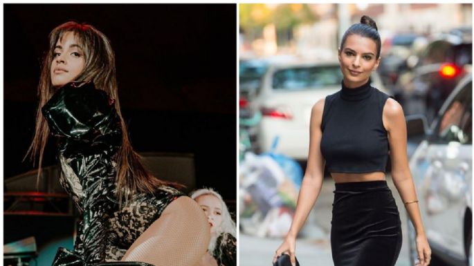 Emily Ratajkowski y Camila Cabello derrochan sensualidad en una malla y un vestido de cuero