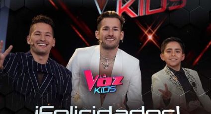 Kevin Aguilar del equipo Mau y Ricky es el nuevo ganador de 'La Voz Kids'