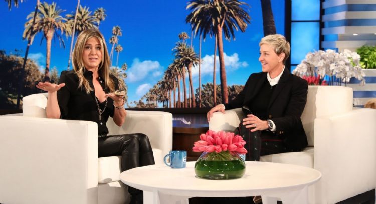 Jennifer Aniston revela que su aparición en el último programa de Ellen DeGeneres fue extraño
