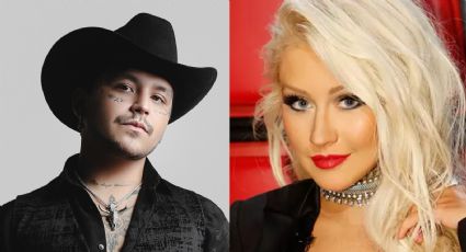 Christian Nodal deja atrás las polémicas y estrena canción junto a Cristina Aguilera