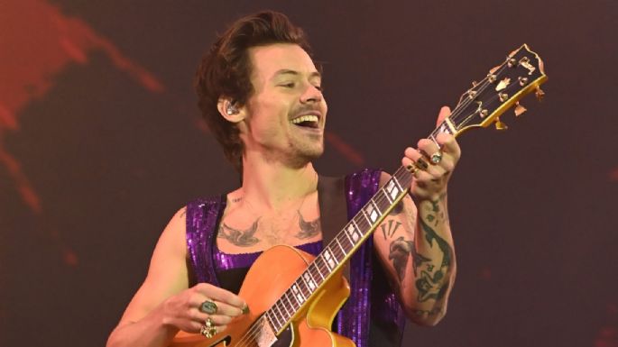 Harry Styles ayuda a un fanático durante su concierto a dar una importante noticia a su familia