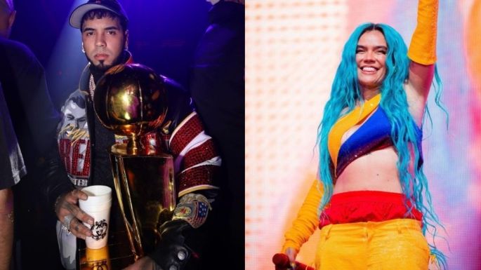 Anuel AA arremete contra fanática que llevaba puesta una peluca azul ¿Obsesionado con Karol G?