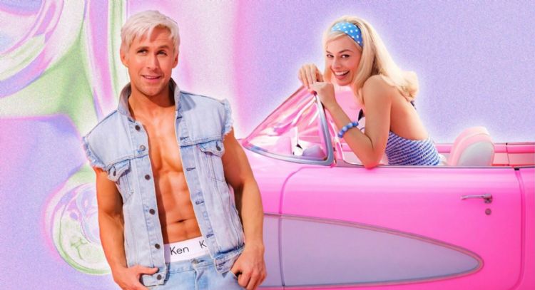 FOTO: Margot Robbie y Ryan Gosling lucen ropa vaquera para la película 'Barbie'