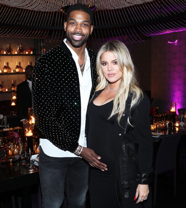 Khloé Kardashian y Tristan Thompson