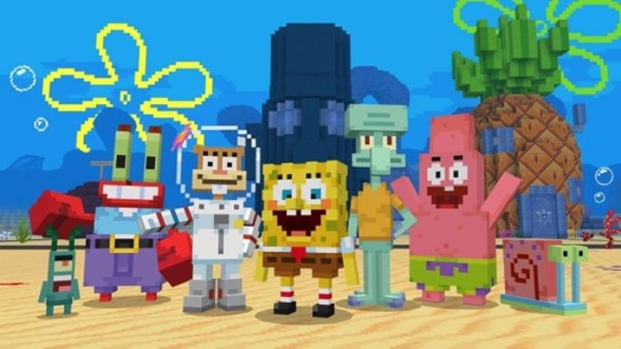 'Minecraft': Bob Esponja ya está disponible y Fondo de Bikini llega al juego de construcción