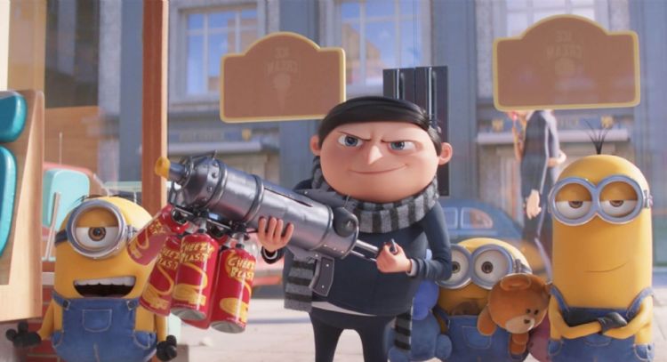 'Minions: Rise of Gru' lidera la taquilla con 128mdd en su primer fin de semana