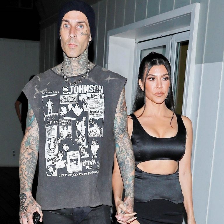 Kourtney Kardashian y Travis Barker