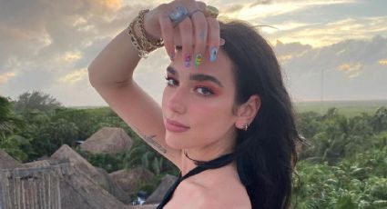 Dua Lipa luce tremenda en este catsuit transparente para su presentación en Lollapalooza