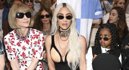 Kim Kardashian revela por qué North sostuvo un cartel de “stop” en la Semana de la Moda