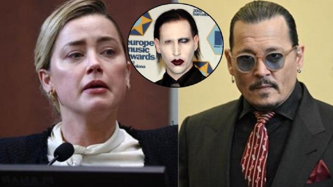 Exhiben los mensajes que Johnny Depp y Marilyn Manson intercambiaron sobre Amber Heard