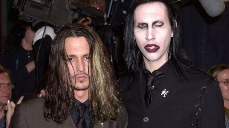 Johnny Depp y Marilyn Manson