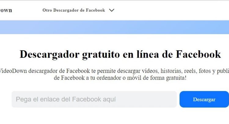 Cómo descargar videos de Facebook usando FBVideoDown gratis