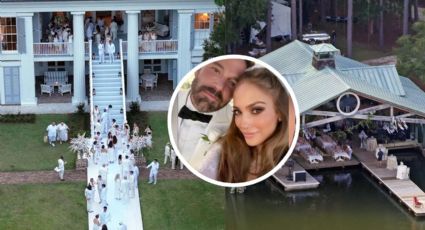 Este es el extravagante vestido de novia que usó Jennifer Lopez para su boda con Ben Affleck