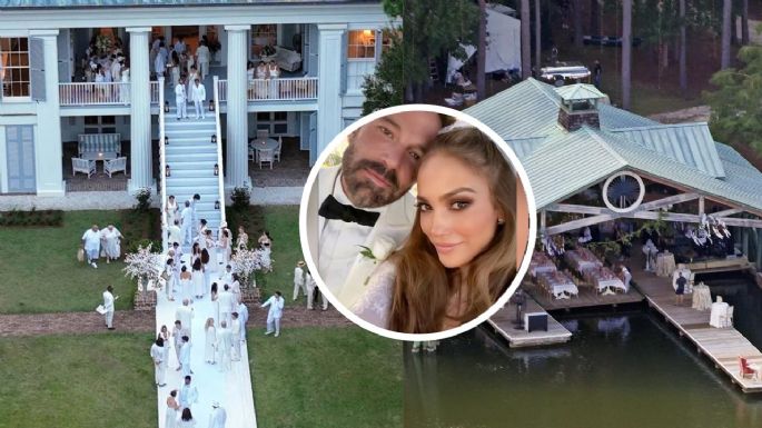 Este es el extravagante vestido de novia que usó Jennifer Lopez para su boda con Ben Affleck