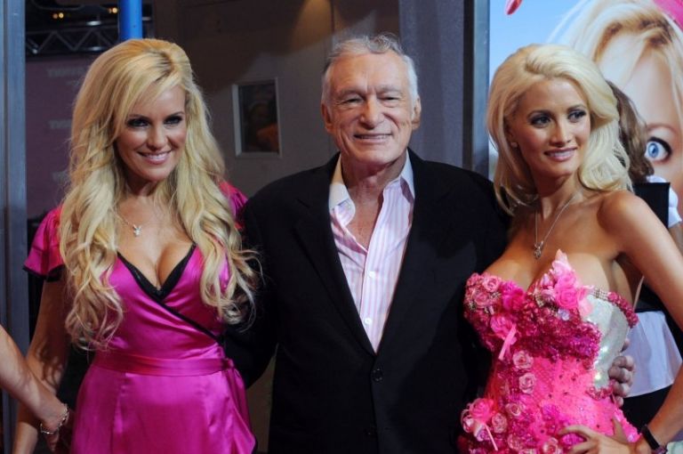 Hugh Hefner y conejitas