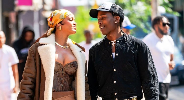 ¿De vuelta a la música? RIhanna y ASAP Rocky son vistos de nuevo en un estudio de grabación