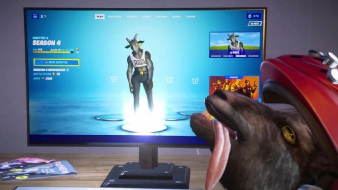 'Fortnite' tendrá una colaboración con 'Goat Simulator' para ofrecer una divertida skin de cabra