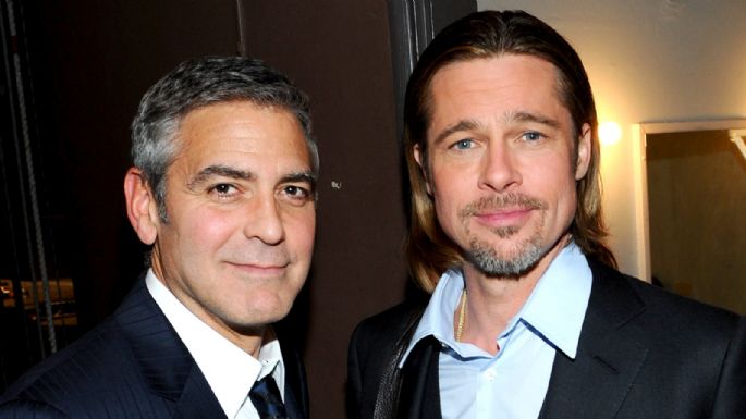 George Clooney reacciona de esta forma a Brad Pitt llamándolo "el hombre más guapo del mundo"