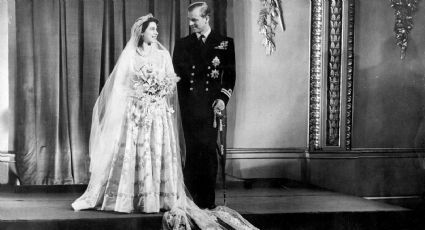 5 datos desconocidos del vestido de novia de la Reina Isabel II