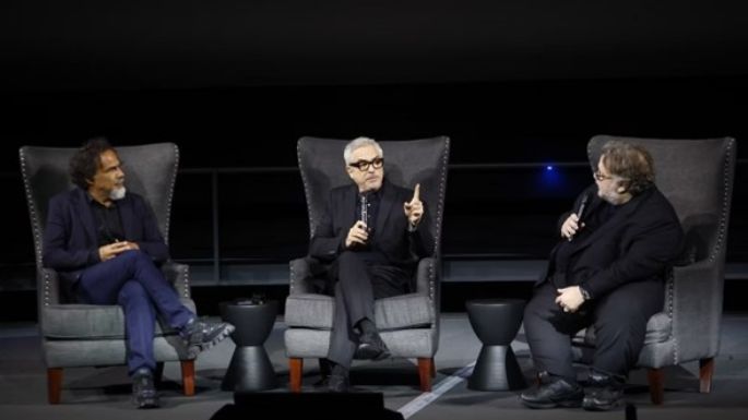 Guillermo del Toro, Alfonso Cuarón y Alejandro G. Iñárritu conversan en el especial 'Los Tres amigos'