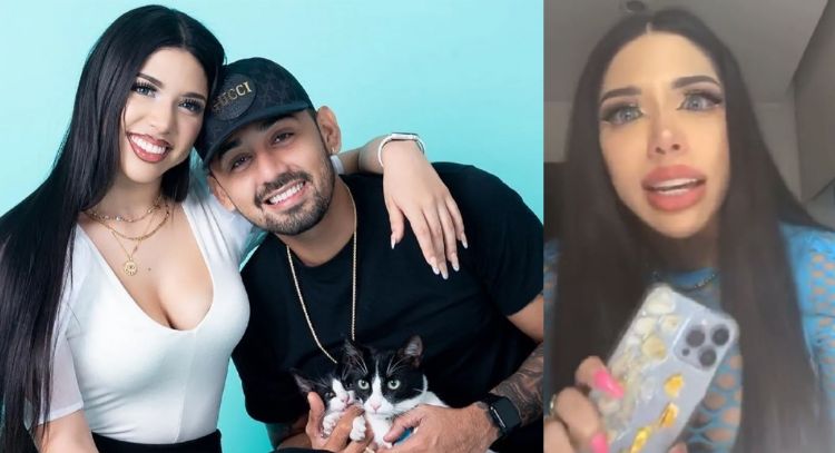 Yeri Mua, devastada y ahogada en llanto, expone pruebas de agresiones de Brian Villegas