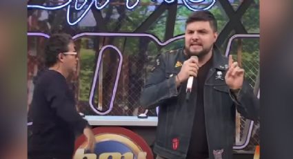 "¿Qué te pasa?": Actor de Televisa estalla en vivo y le lanza patada a integrante de 'Hoy'