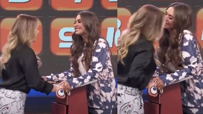 A Galilea Montijo se le hizo: Andrea Legarreta besa a la conductora de Televisa en vivo de 'Hoy'