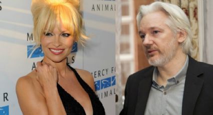 Se puso juguetona: Pamela Anderson se sincera sobre su relación con Julian Assange