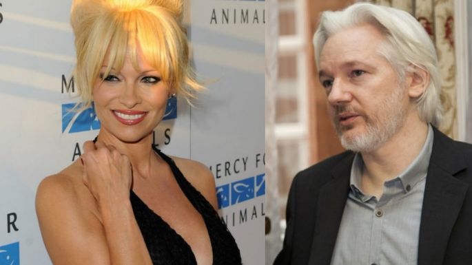 Se puso juguetona: Pamela Anderson se sincera sobre su relación con Julian Assange