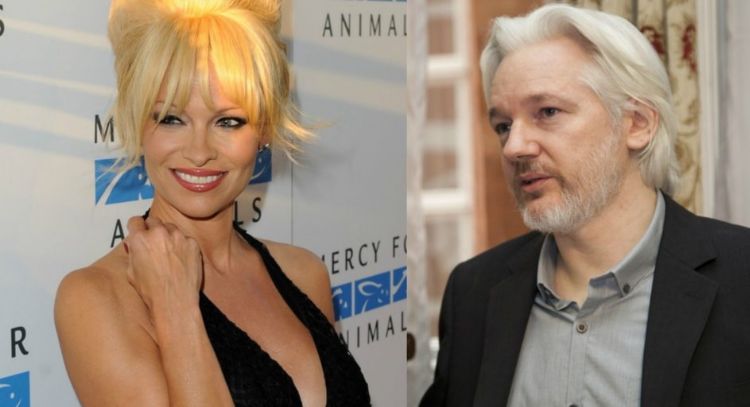 Se puso juguetona: Pamela Anderson se sincera sobre su relación con Julian Assange