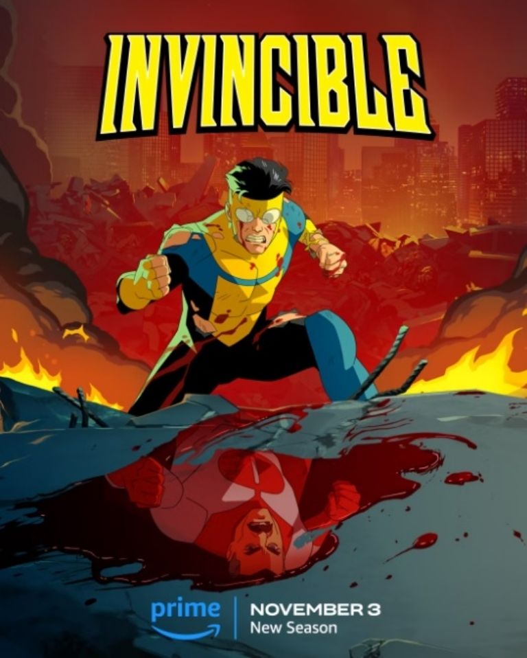 Mark tiene una crisis de identidad en el nuevo póster de la temporada 2 de 'Invincible'