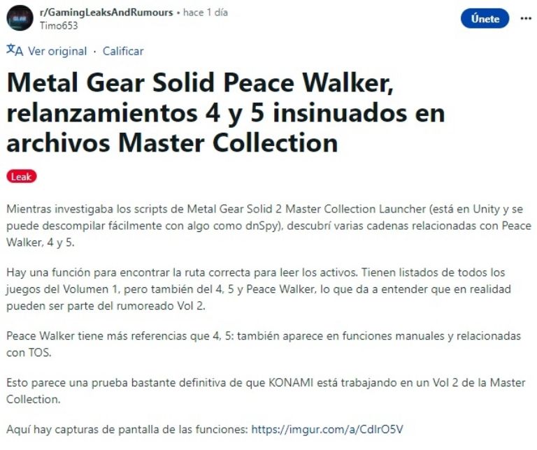 Más pistas sugieren que Metal Gear Solid 4 por fin podrá jugarse en Xbox