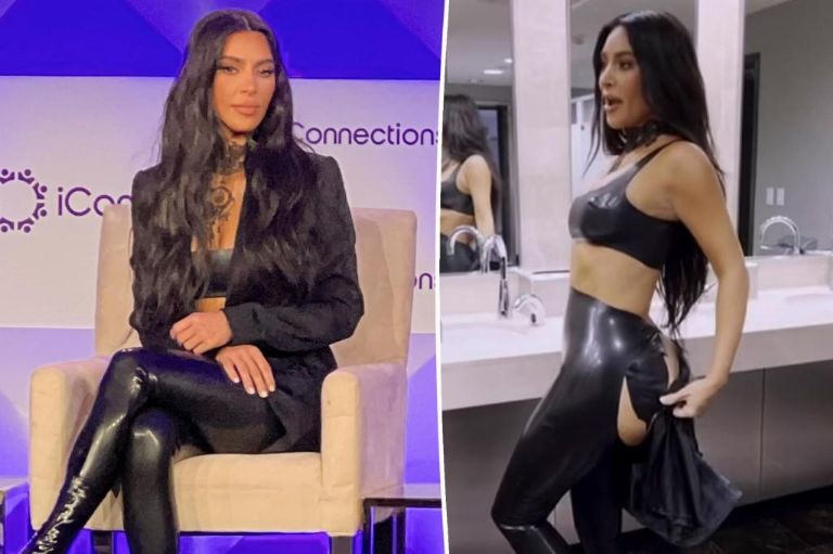 Kim Kardashian sufre accidente con vestuario