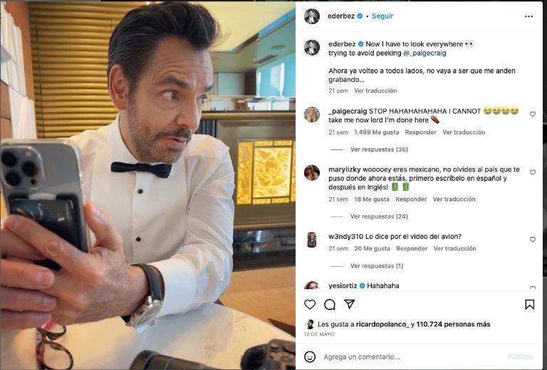 Eugenio Derbez se defiende tras críticas de un video viral pero genera más controversia