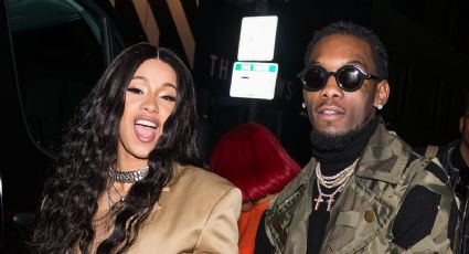 Cardi B besa a Offset durante su presentación de Clout en fiesta del Super Bowl