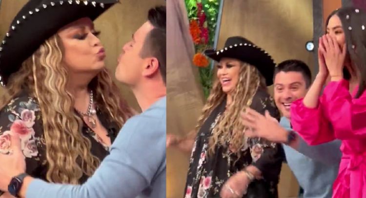 Shock en TV Azteca, Carlos Quirarte le da un beso en los labios a la 'Chicuela' en 'VLA'