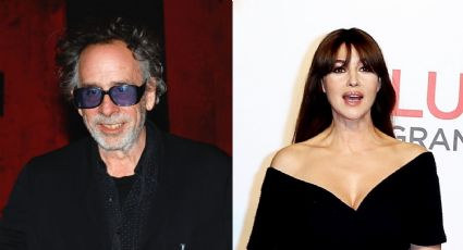 Tim Burton y Monica Bellucci confirman amorío de esta romántica manera