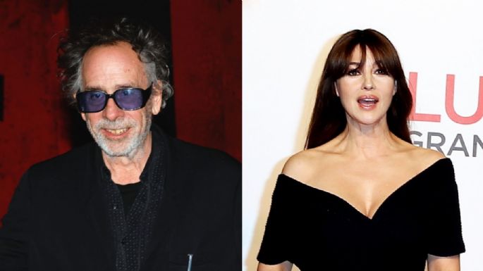 Tim Burton y Monica Bellucci confirman amorío de esta romántica manera