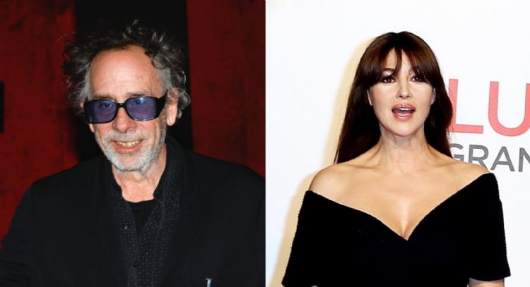 Tim Burton y Monica Bellucci confirman amorío de esta romántica manera