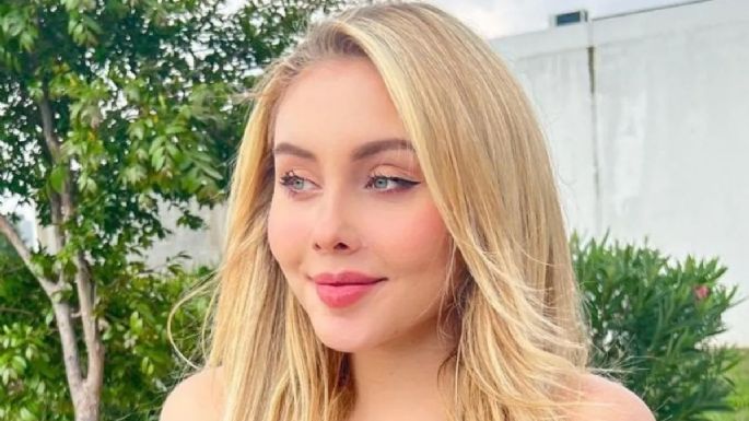 FOTOS: Maya Nazor pone de cabeza a todo Instagram al posar en coqueto vestido lencero de satén