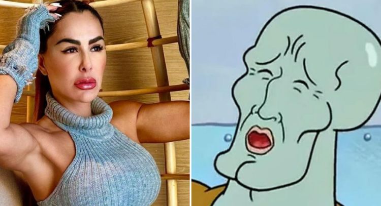 Tunden a Ninel Conde por el aspecto de su rostro y la comparan con diferentes personajes
