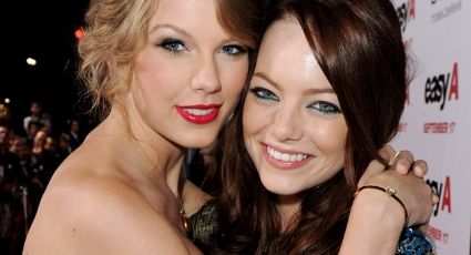 Emma Stone canta a todo pulmón en concierto de Taylor Swift