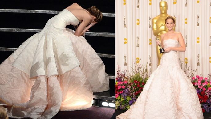 VIDEO: De Meryl Streep a Jennifer Lawrence, estas son las mejores caídas en los Premios Oscars