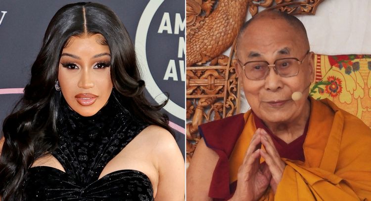 Cardi B arremete contra el Dalai Lama tras el polémico video donde besa en la boca a un niño
