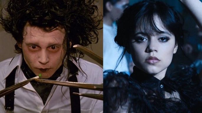 Jonny Depp y Jenna Ortega aparecerán juntos en una nueva serie sobre el famoso director Tim Burton