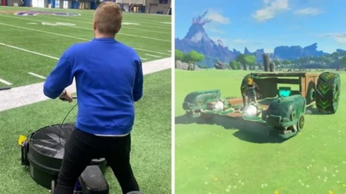 'The Legend of Zelda: Tears of the Kingdom' llega a la NFL con este divertido video de TikTok