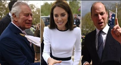 Kate Middleton, el príncipe William y el rey Carlos se pasean por las calles previo a la coronación