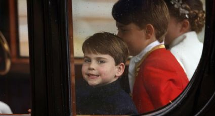 Rey Carlos III: El hijo menor de Kate Middleton y el príncipe William de nuevo hace caras graciosas