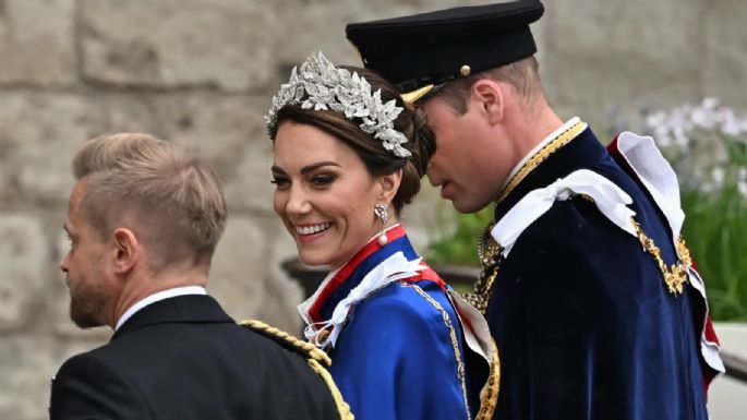 FOTOS: Kate Middleton acapara miradas al llegar con elegante 'look' a la coronación de Carlos III