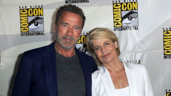 Arnold Schwarzenegger revela su reacción a los musculosos brazos de Linda Hamilton para 'Terminator'